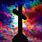 Colorful Christian Cross