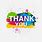 Colorful Thank You HD