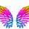 Colorful Wings Art
