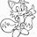 Coloring Pages of Tails From Sonic