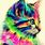 Colourful Cat Images