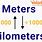 Convert Meters to Kilometers