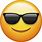 Cool Emoji with Glasses