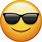 Cool Emoji with Sunglasses
