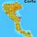 Corfu Island Greece Map