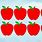 Counting Apples Clip Art