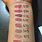CoverGirl Outlast Lip Color Chart