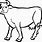 Cow Clip Art Black and White