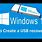 Create Windows 10 Repair USB Drive