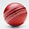 Cricket Ball White Background