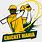Cricket Batting Logo