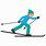 Cross Country Skiing Cartoon