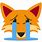Crying Fox with Phone