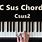 Csus2 Piano Chord