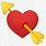 Cupid Heart Emoji