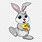 Cute Cartoon Easter Bunnies