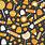 Cute Halloween Candy Background