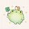 Cute Kawaii Aesthetic Frog