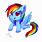 Cute Kawaii Rainbow Dash