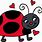 Cute Love Bug Cartoon