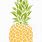 Cute Pineapple Stencil
