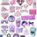 Cute Stickers Aesthetic Wallpaper