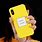 Cute iPhone XR Yellow Cases