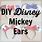 DIY Mickey Ears