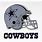 Dallas Cowboys Helmet Decal