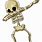 Dancing Skeleton Cartoon