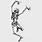 Dancing Skeleton Transparent