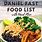 Daniel Fasting Food List