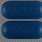 Dark Blue Oval Pill