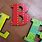 Decorating Wooden Letters