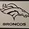 Denver Broncos Logo Stencil