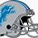Detroit Lions Helmet Logo Vector
