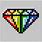 Diamond Pixel Art Grid
