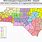 District Map of North Carolina