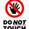 Do Not Touch Sign Printable Free