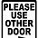 Do Not Use Door Sign Printable