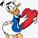 Donald Duck Valentine's Day