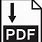 Download PDF Button Black