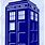 Dr Who TARDIS SVG