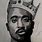 Drawing of 2Pac
