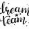 Dream Team Word Art