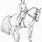 Dressage Horse Sketch