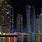 Dubai City Night. View