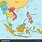 East Asia Map for Kids