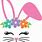 Easter Bunny Face SVG