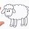 Easy Draw Sheep